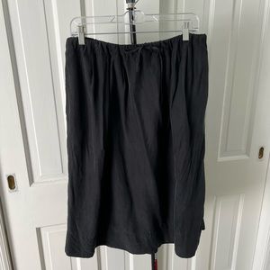 Madewell Silk Drawstring Skirt
